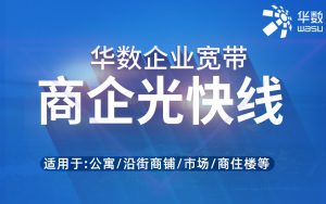  杭州华数企业宽带安装价格,公司商用宽带100-500M包年